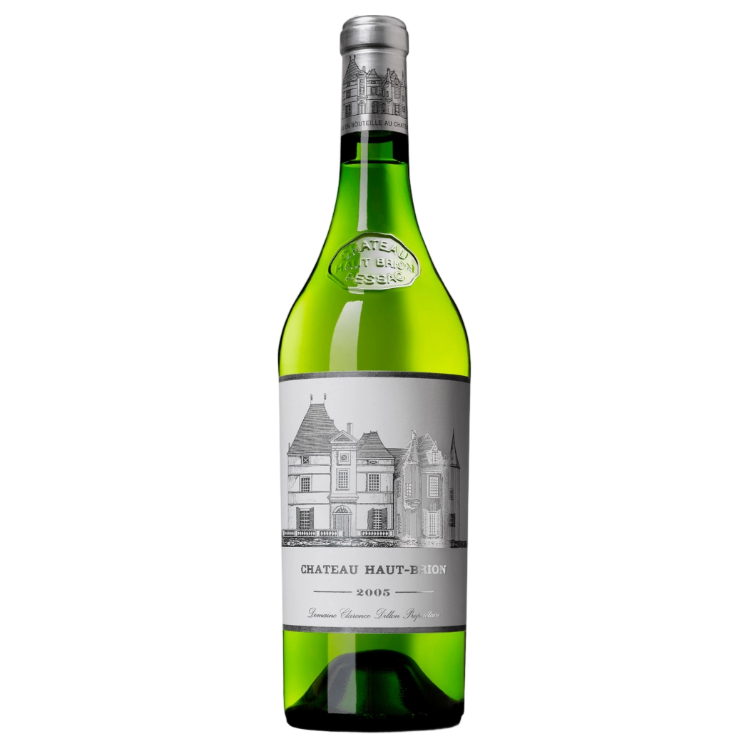 A bottle of 2005 Chateau Haut Brion White 750ml Red Wine