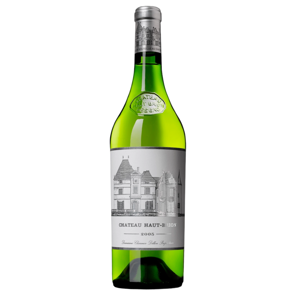 A bottle of 2005 Chateau Haut Brion White 750ml Red Wine