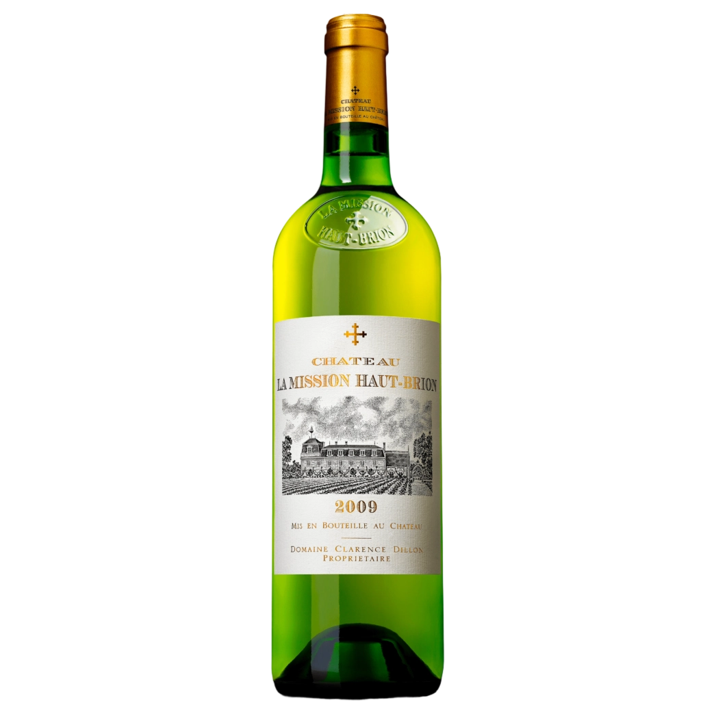 A bottle of 2009 Chateau La Mission Haut Brion White 750ml Red Wine