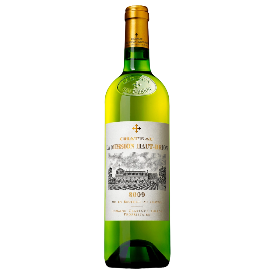A bottle of 2009 Chateau La Mission Haut Brion White 750ml Red Wine
