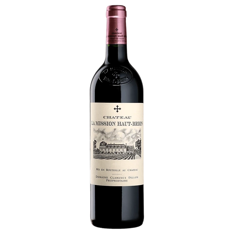 A bottle of 2002 Chateau La Mission Haut Brion 750ml Red Wine