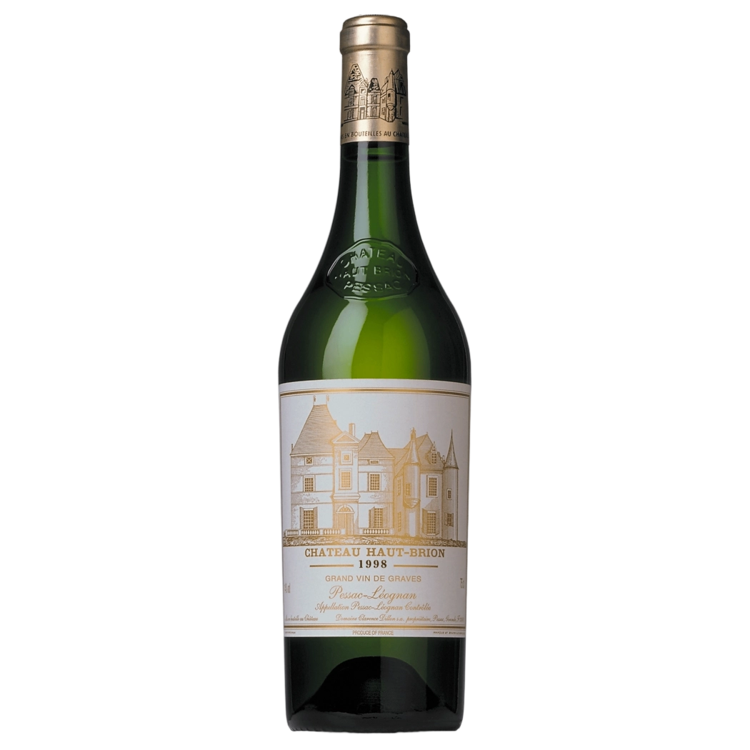 A bottle of 1998 Chateau Haut Brion White 1500ml Red Wine