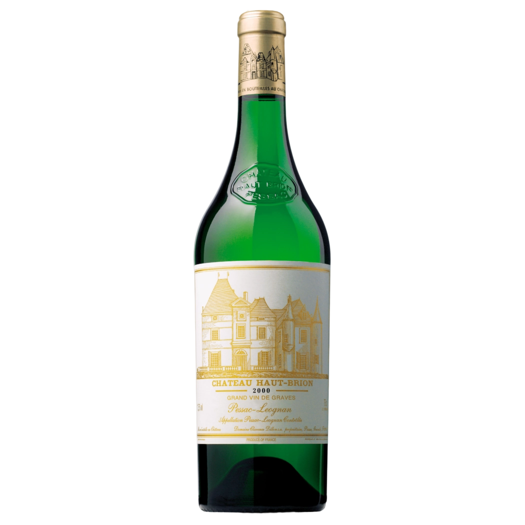 A bottle of 2000 Chateau Haut Brion White 750ml Red Wine
