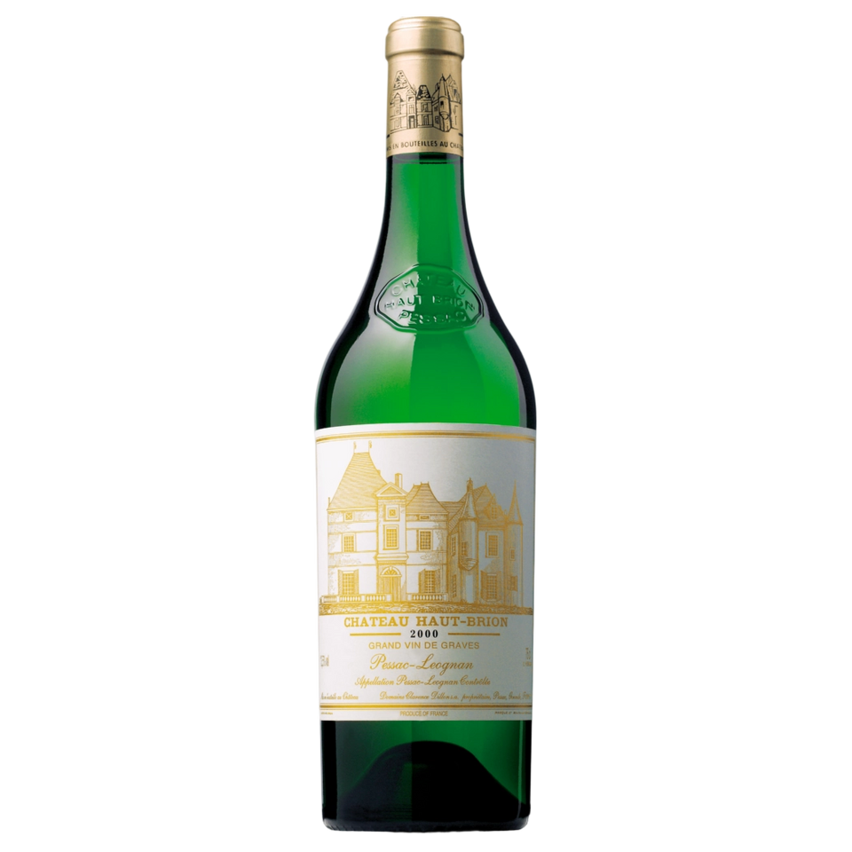 A bottle of 2000 Chateau Haut Brion White 750ml Red Wine