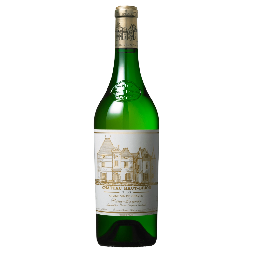 A bottle of 2003 Chateau Haut Brion White 750ml Red Wine