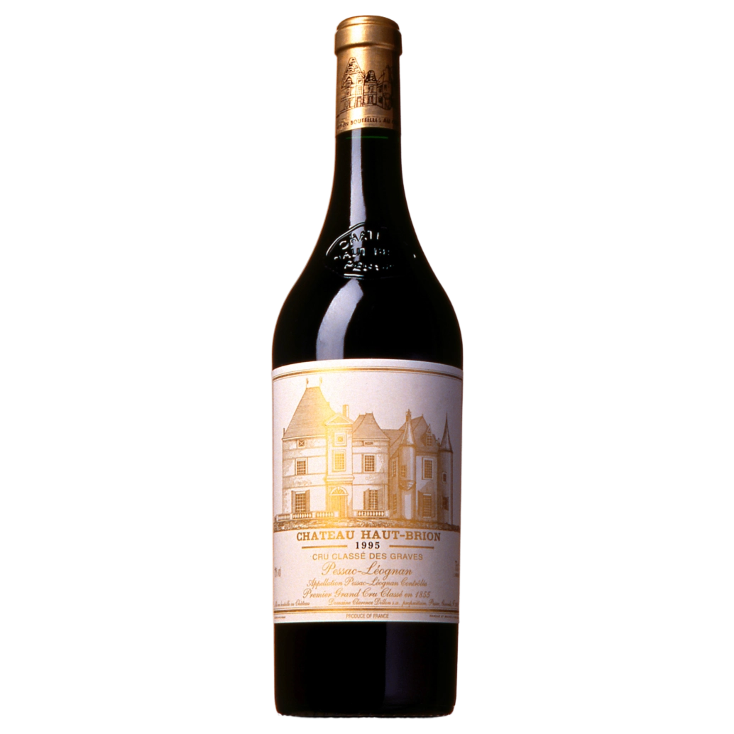A bottle of 1995 Chateau Haut Brion 750ml Red Wine