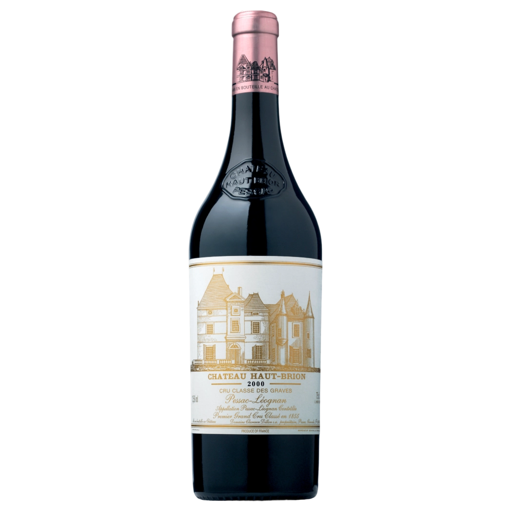 A bottle of 2000 Chateau Haut Brion 750ml Red Wine