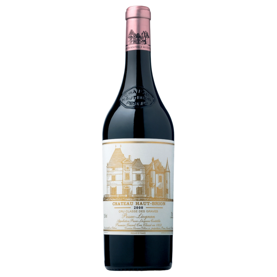 A bottle of 2000 Chateau Haut Brion 750ml Red Wine