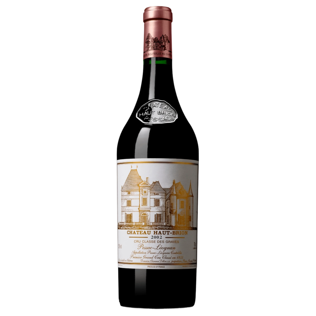 A bottle of 2002 Chateau Haut Brion 750ml Red Wine