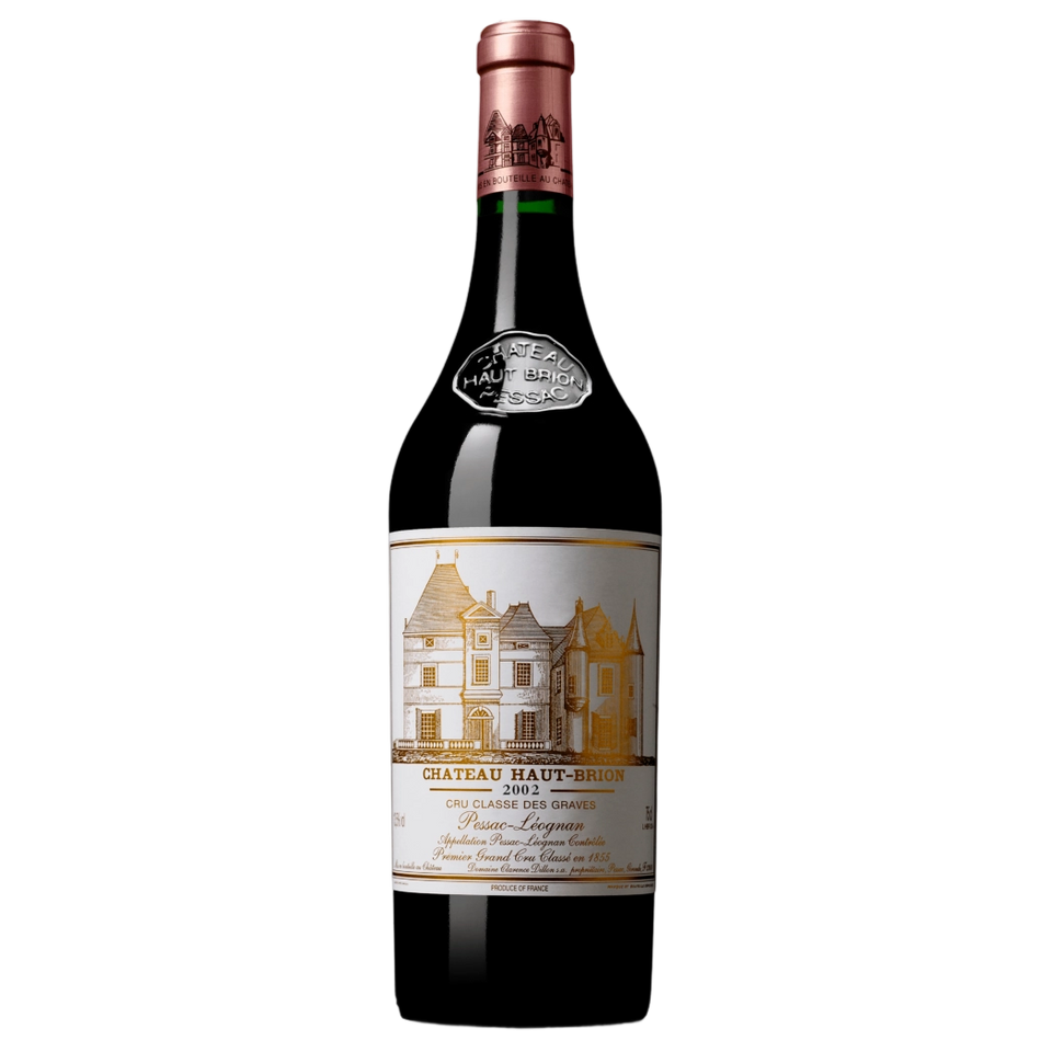 A bottle of 2002 Chateau Haut Brion 750ml Red Wine