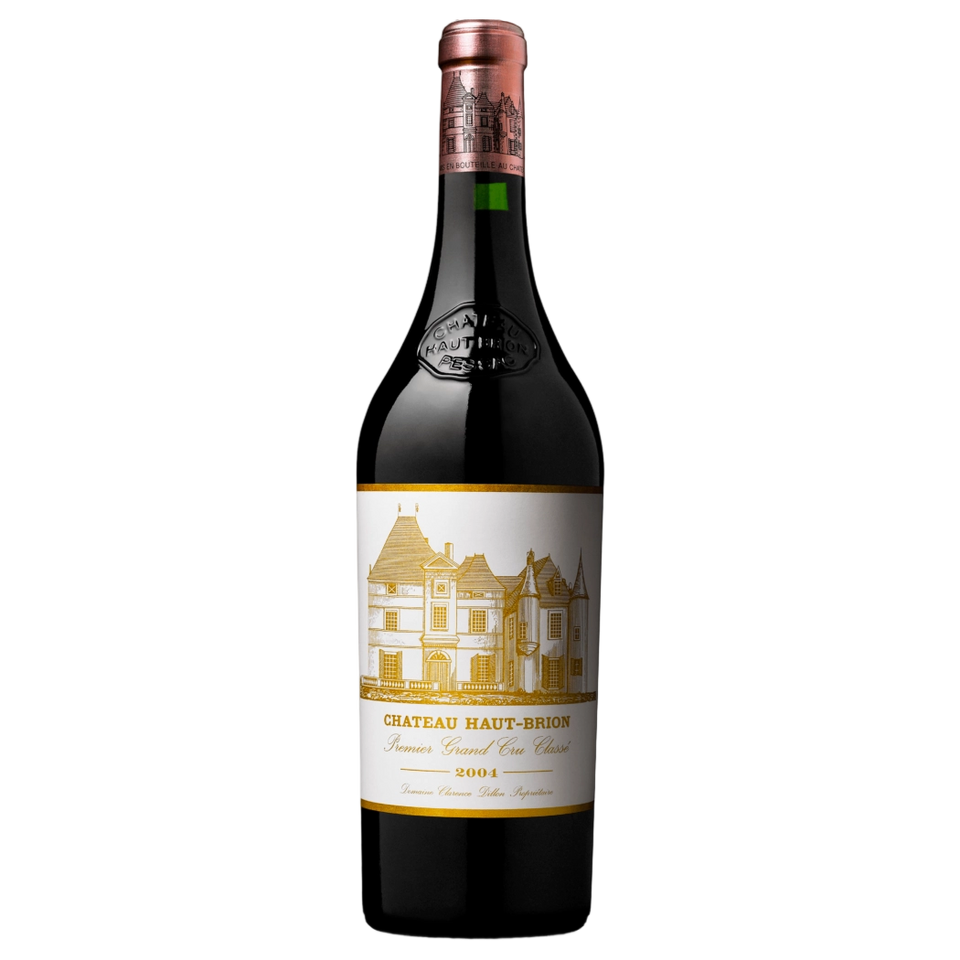 A bottle of 2004 Chateau Haut Brion 750ml Red Wine