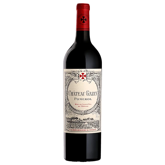 A bottle of 2000 Chateau Gazin 750ml Red Wine