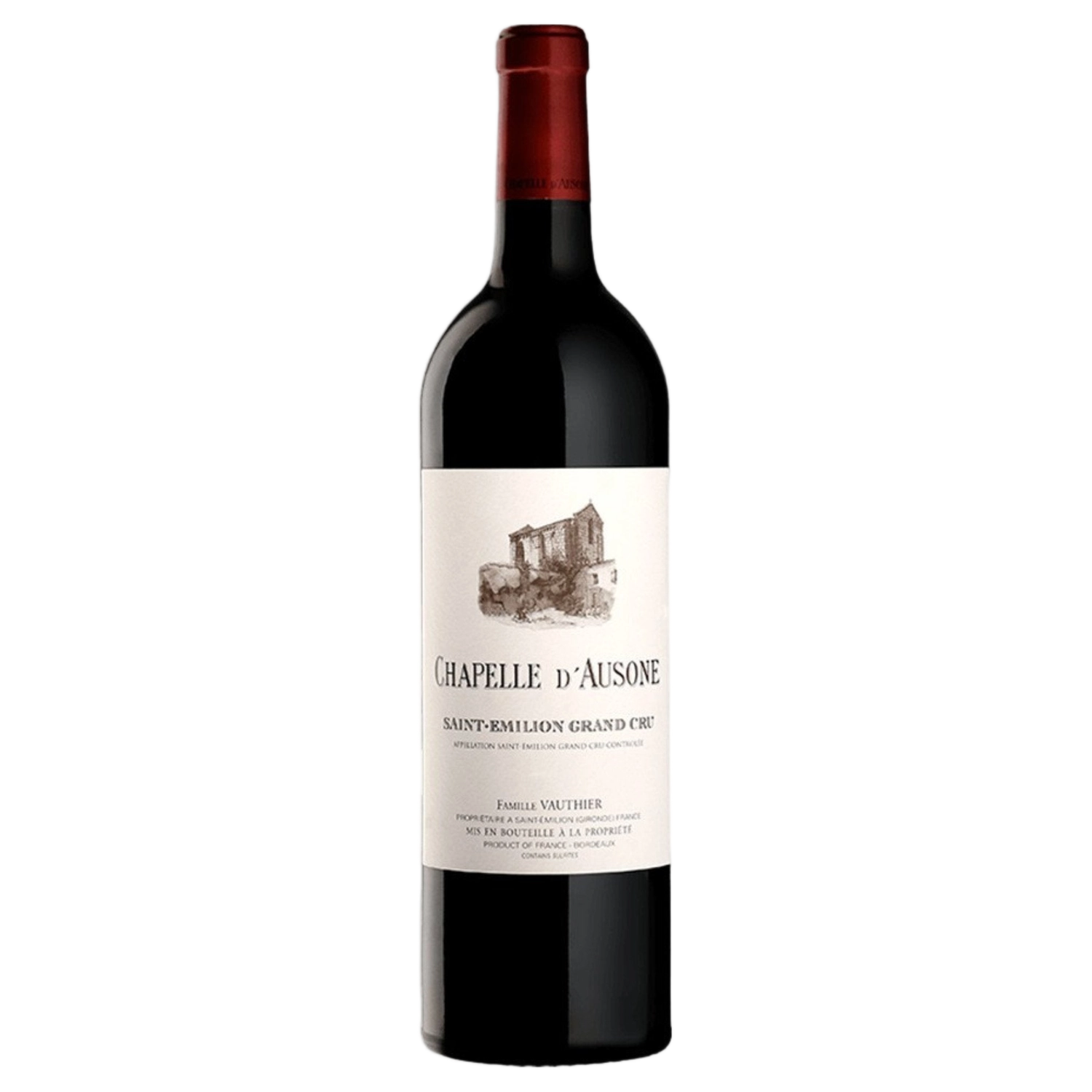 A bottle of 2003 Chapelle D'Ausone 1500ml Red Wine