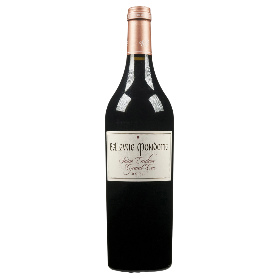 A bottle of 2001 Chateau Bellevue 750ml Red Wine