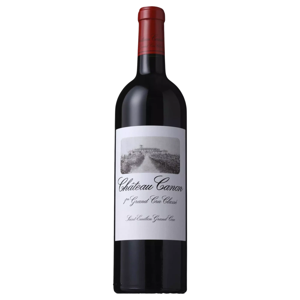 A bottle of 1996 Chateau Canon 750ml Red Wine