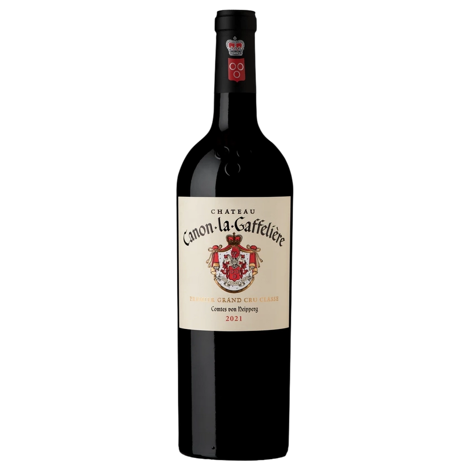A bottle of 2004 Chateau Canon La Gaffeliere 6000ml Red Wine