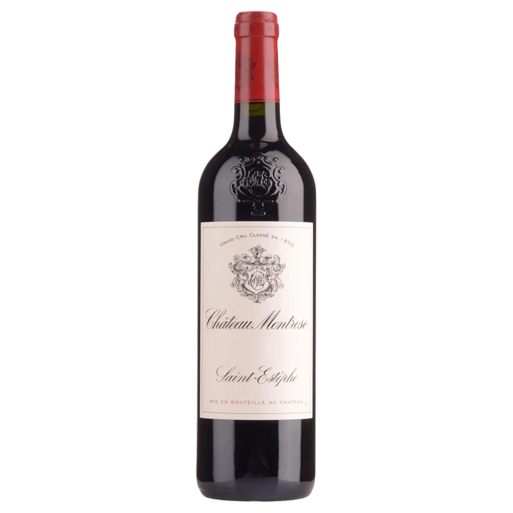 A bottle of 2004 Chateau Montrose 1500ml Red Wine