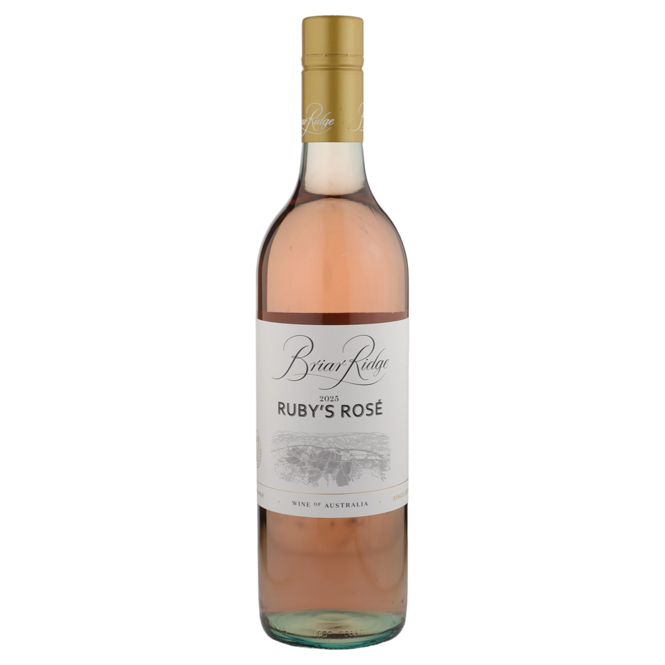 A bottle of 2025 Briar Ridge Ruby's Rose 750ml Rose Wine