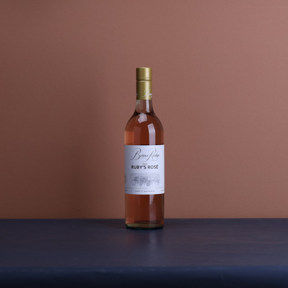 A bottle of Briar Ridge Ruby's Rose 2025 750ml Rose Wine