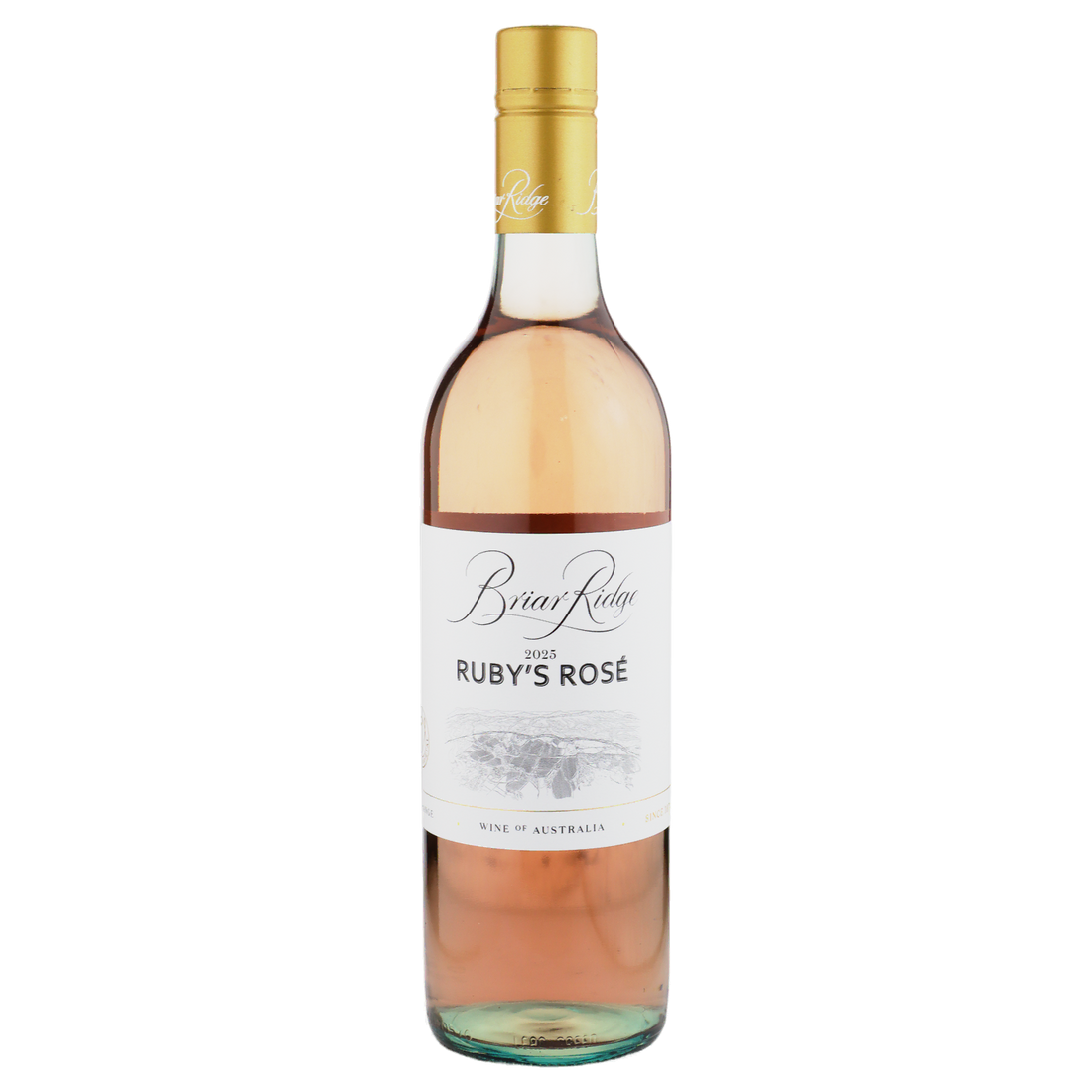 A bottle of Briar Ridge Ruby's Rose 2025 750ml Rose Wine