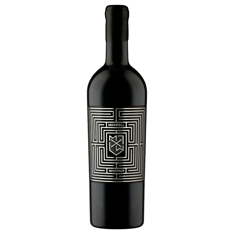 A bottle of 2023 Maxwell Minotaur Reserve Shiraz 750ml Red Wine