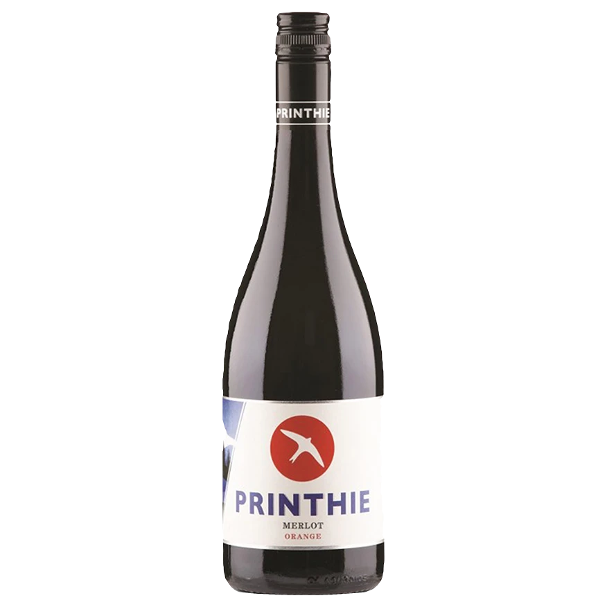 A bottle of 2023 Printhie Mountain Range Merlot 750ml Red Wine