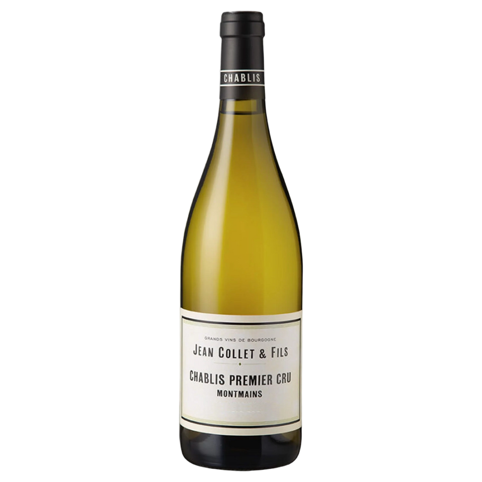 A bottle of 2023 Jean Collet Chablis 1er Cru Montmains 750ml White Wine