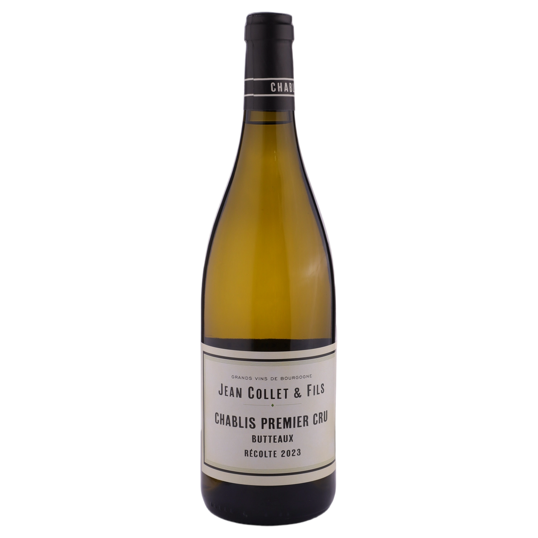 A bottle of 2023 Jean Collet Chablis 1er Cru Butteaux 750ml White Wine