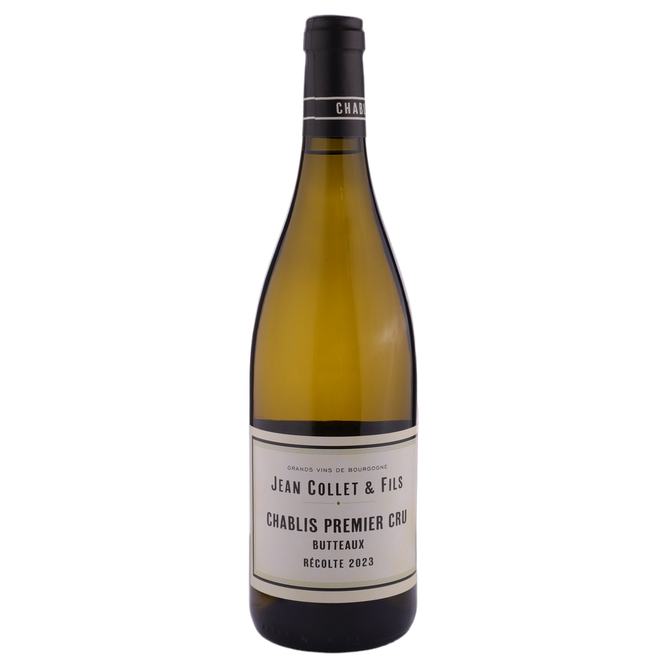 A bottle of 2023 Jean Collet Chablis 1er Cru Butteaux 750ml White Wine