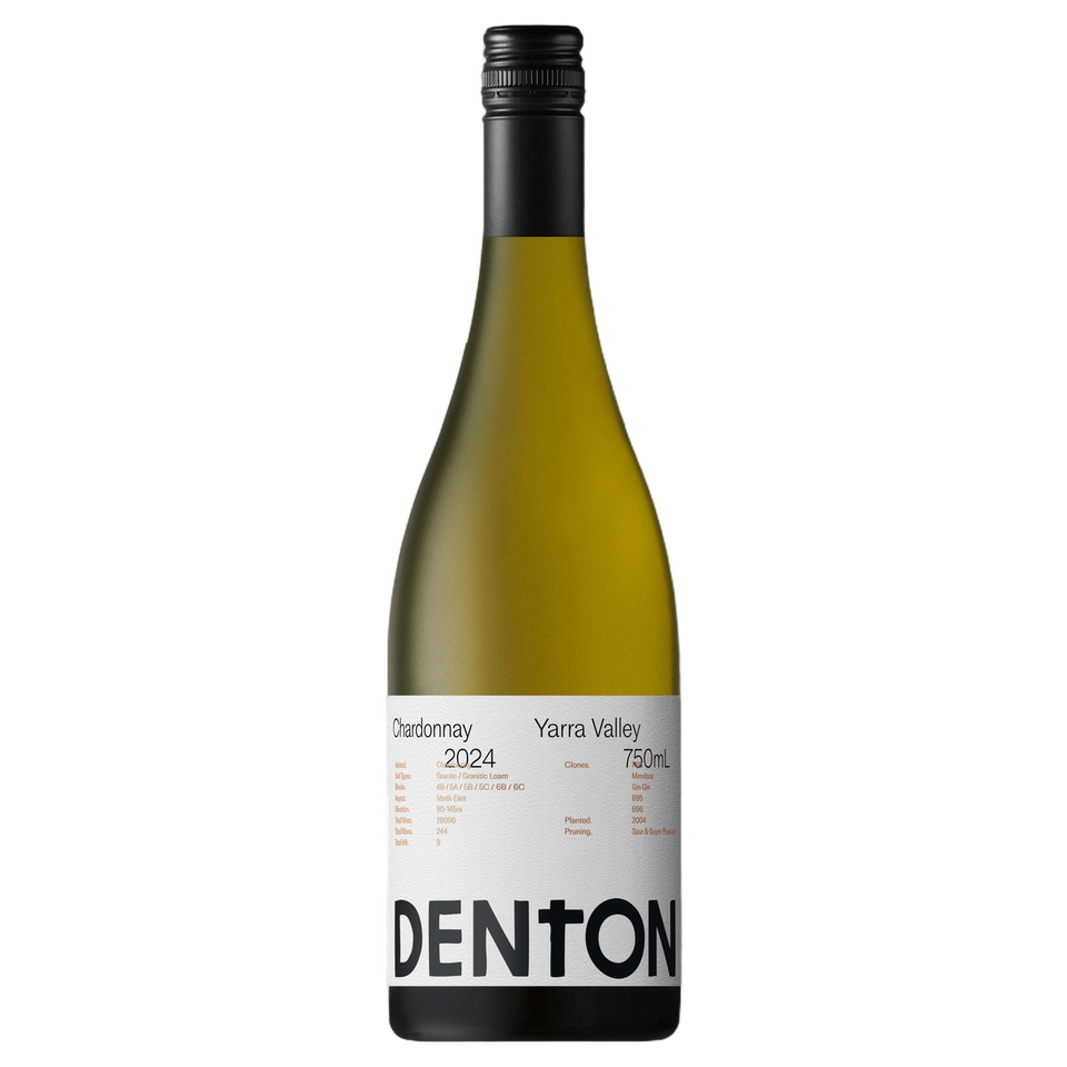 A bottle of 2024 Denton Estate Chardonnay 750ml White Wine