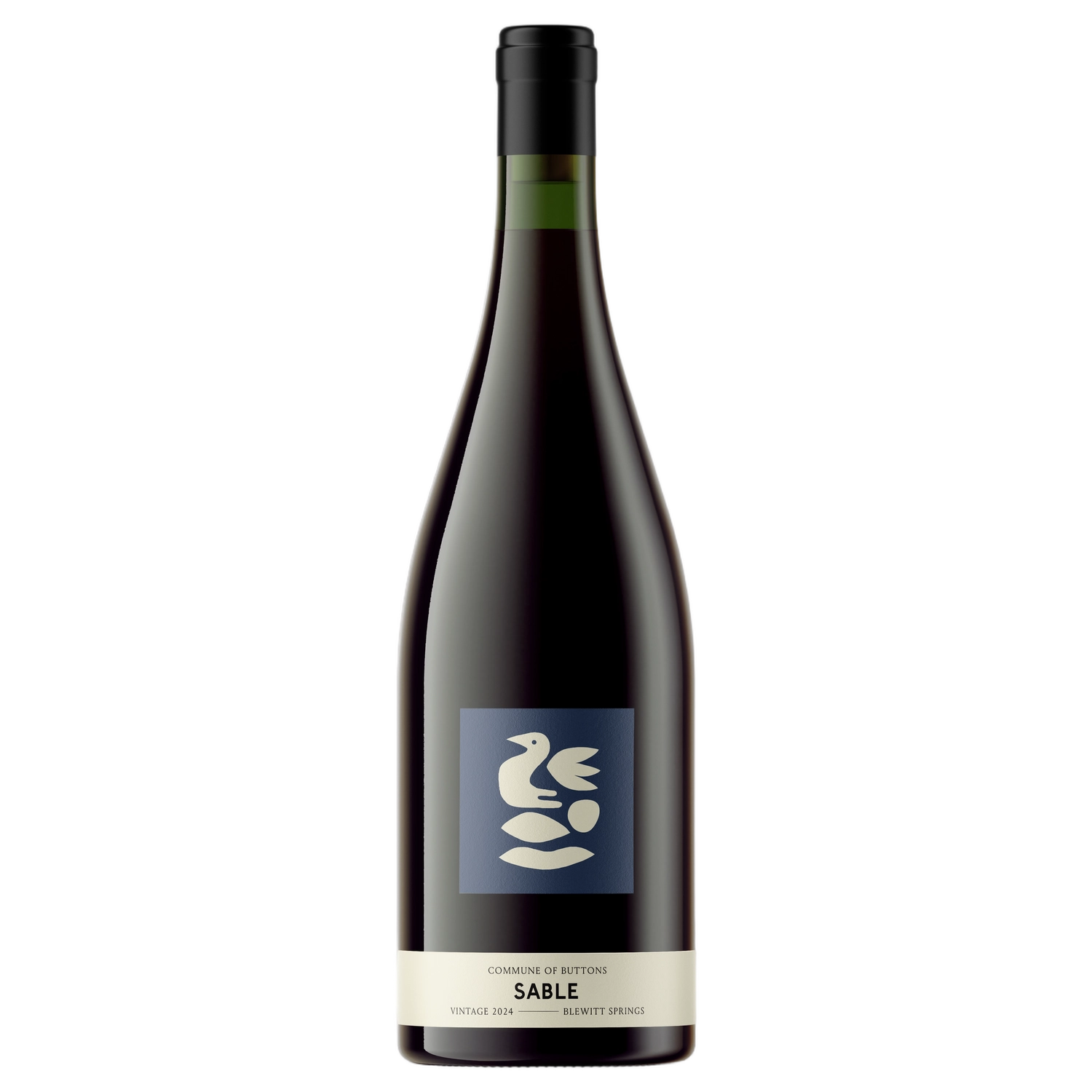 A bottle of 2024 Commune of Buttons Sable Syrah Grenache 750ml Red Wine