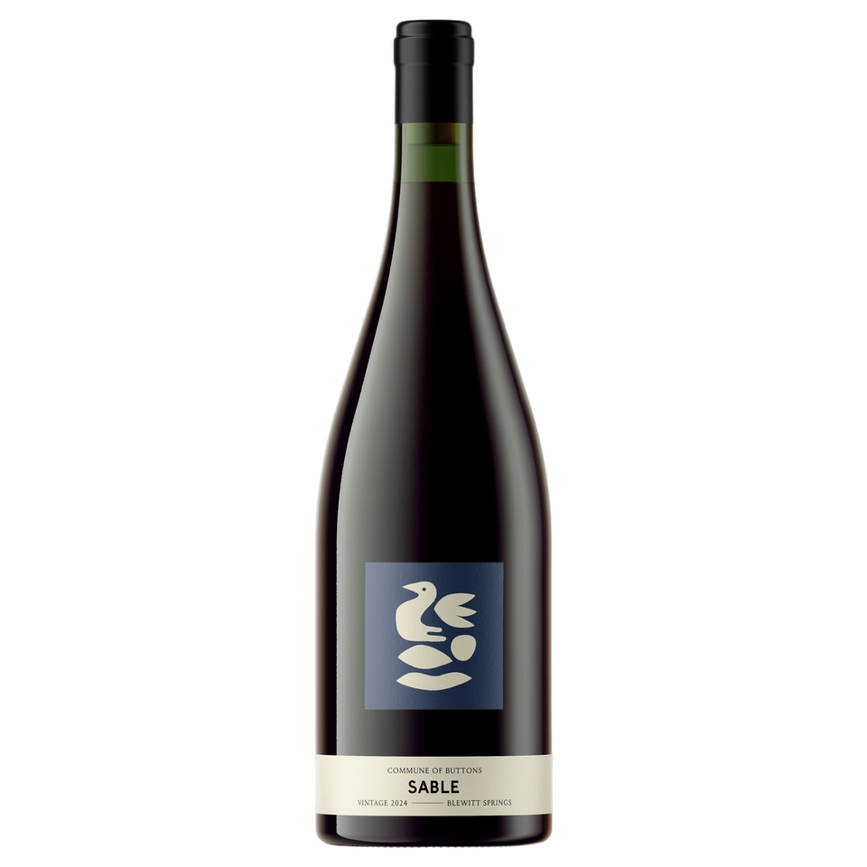 A bottle of 2024 Commune of Buttons Sable Syrah Grenache 750ml Red Wine