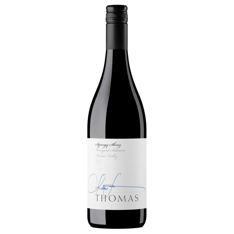 A bottle of 2024 Thomas Wines Synergy Shiraz 750ml Red Wine