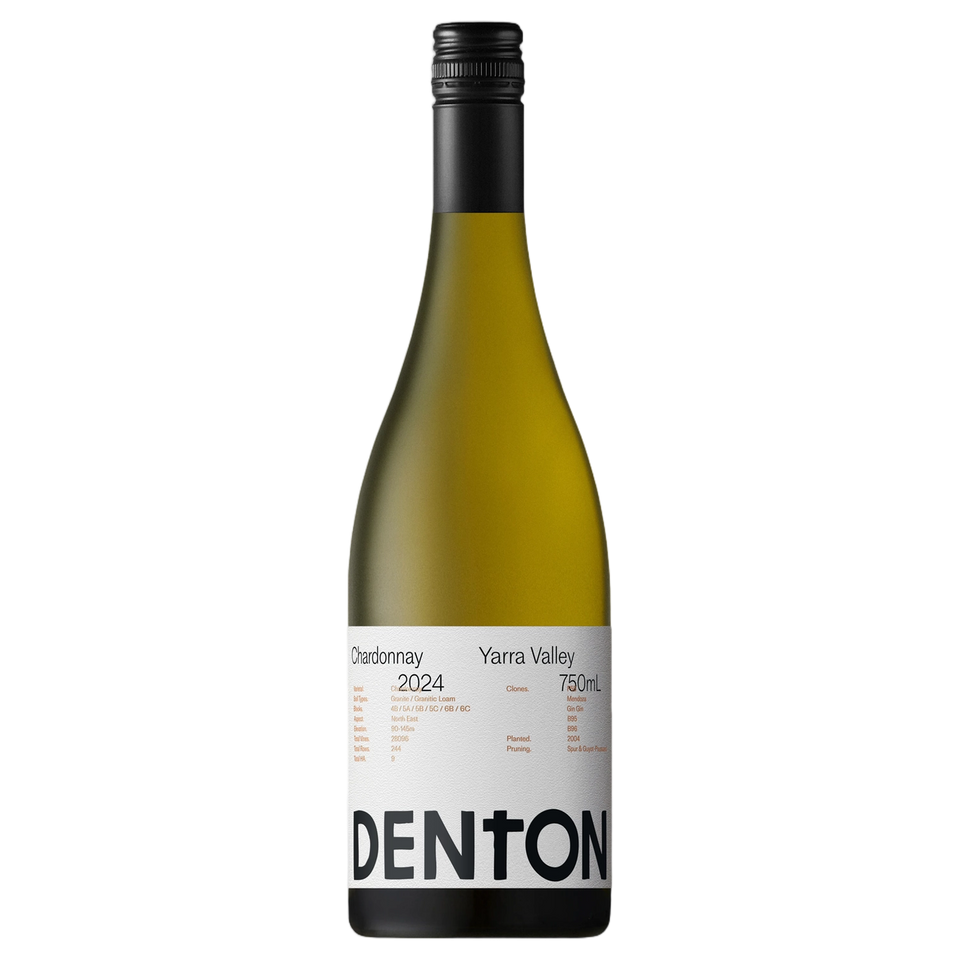 A bottle of 2024 Denton Estate Chardonnay 750ml White Wine
