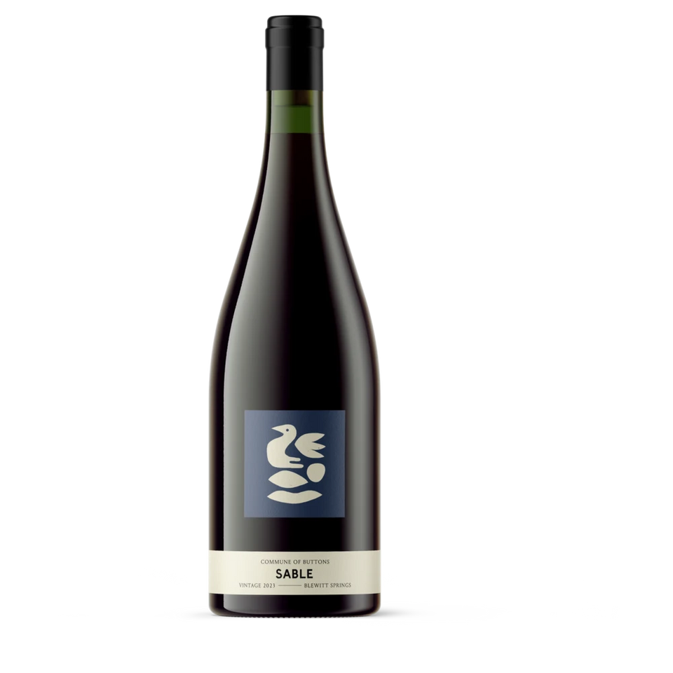 A bottle of 2024 Commune of Buttons Sable Syrah Grenache 750ml Red Wine
