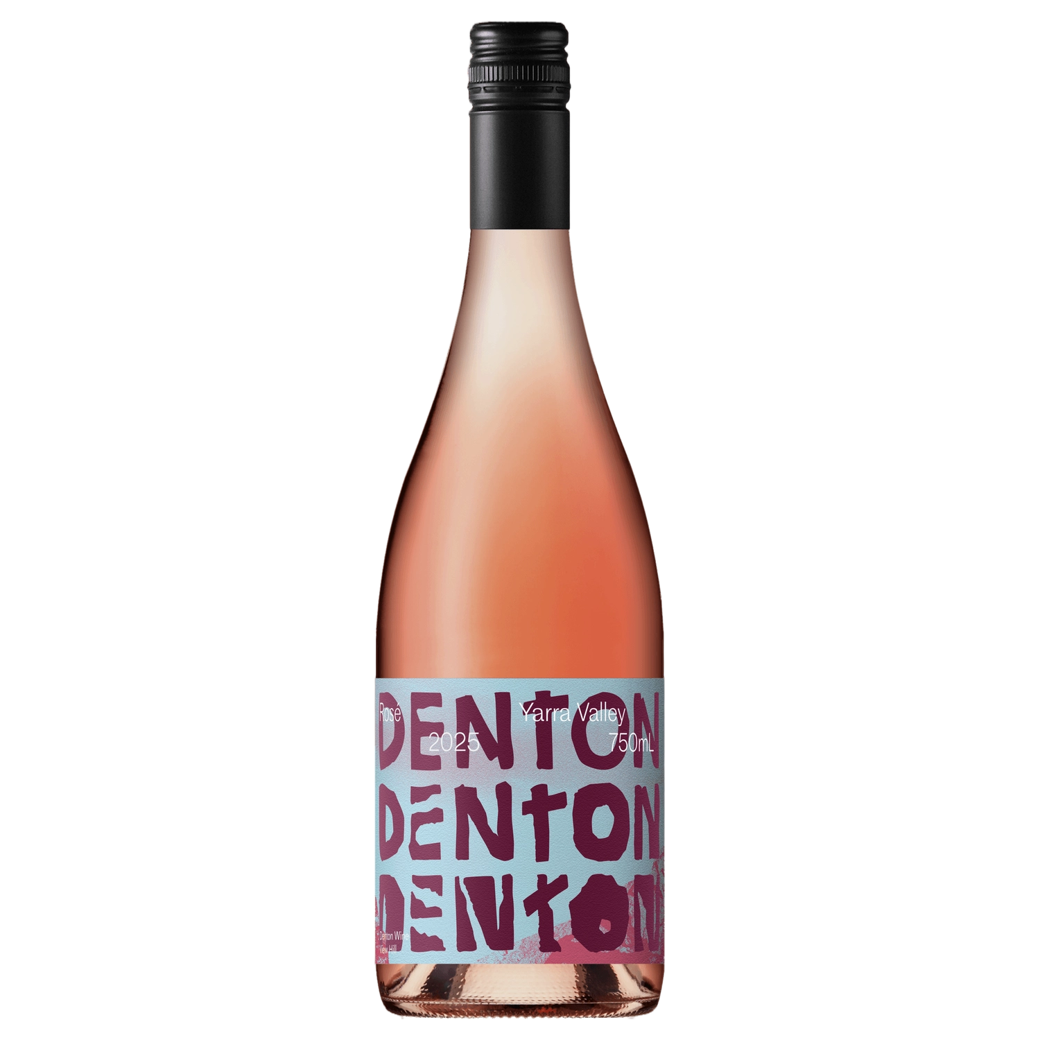 A bottle of 2025 Denton View Hill Rosé 750ml Rose Wine