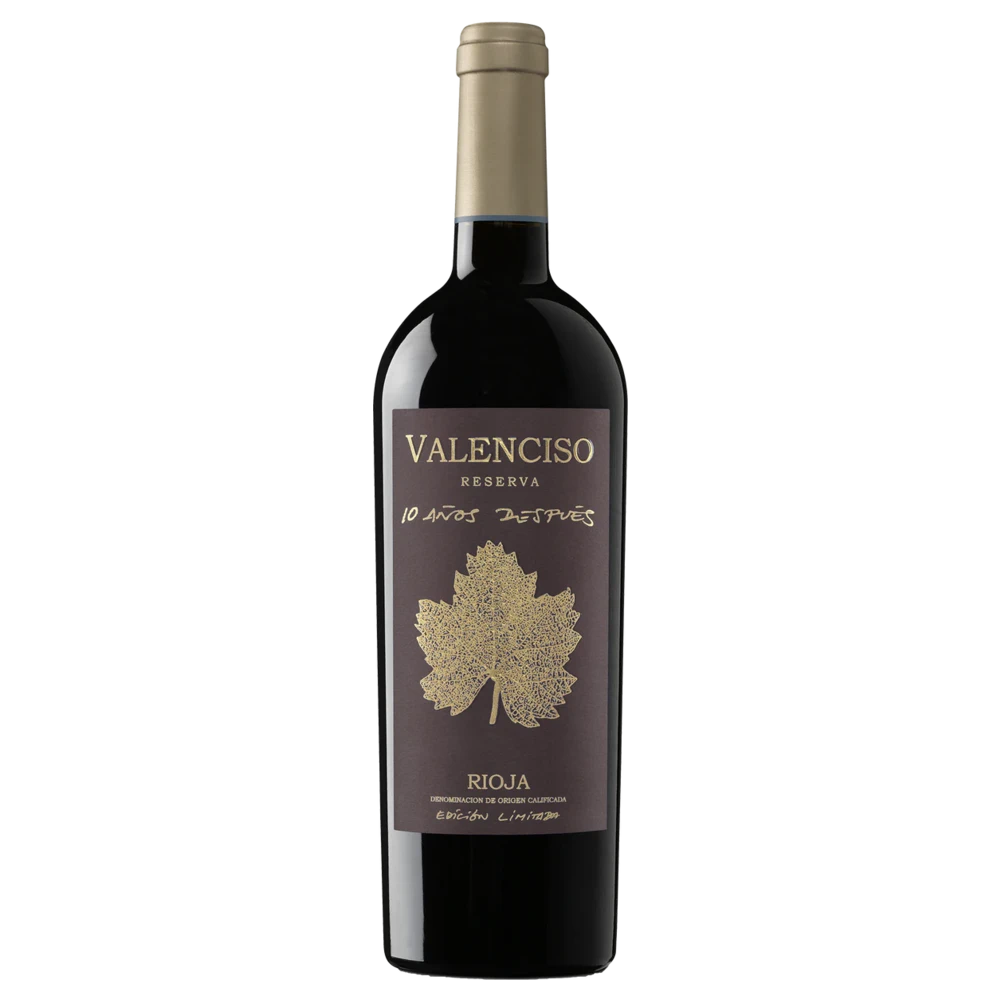 A bottle of 2015 Valenciso Rioja Reserva 10 Años Después 750ml Red Wine