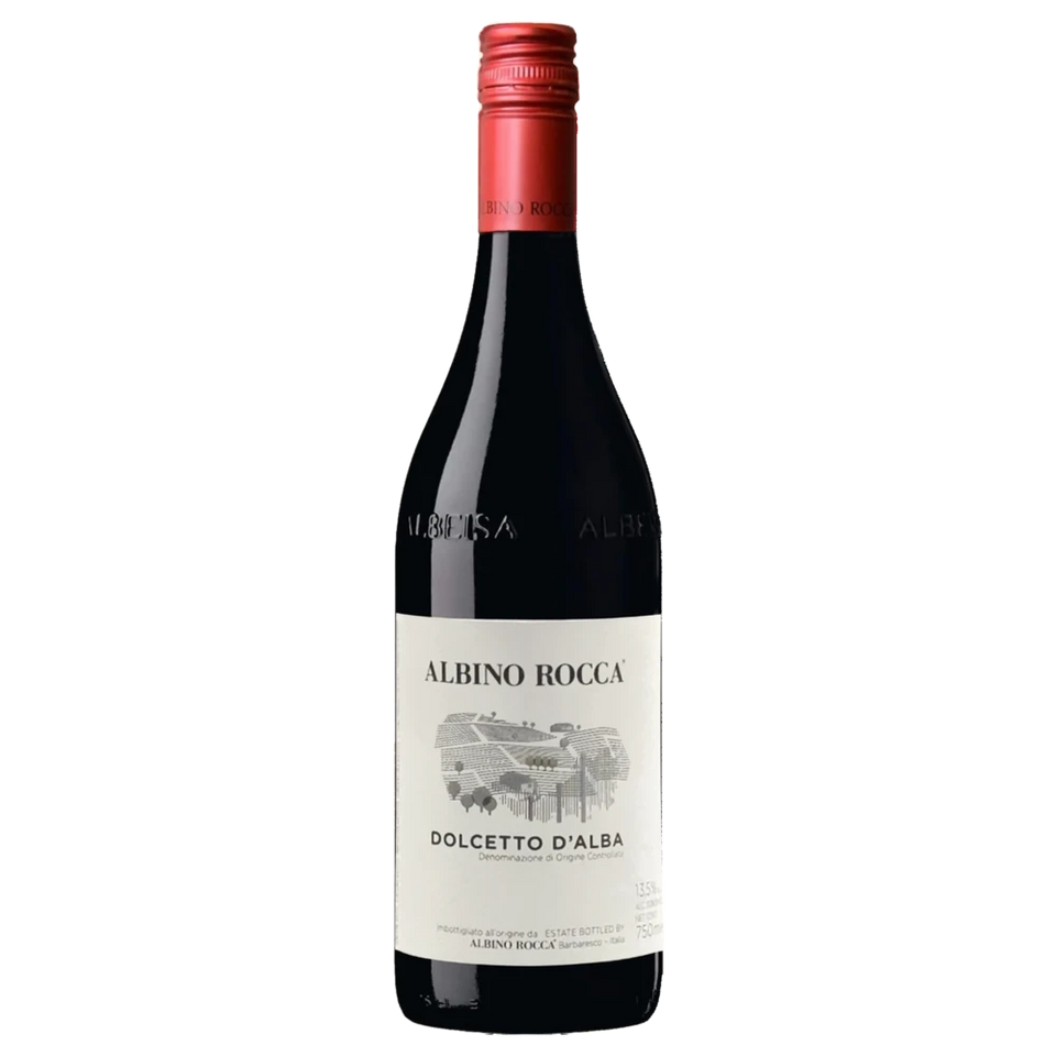 A bottle of 2024 Albino Rocca Dolcetto d'Alba 750ml Red Wine