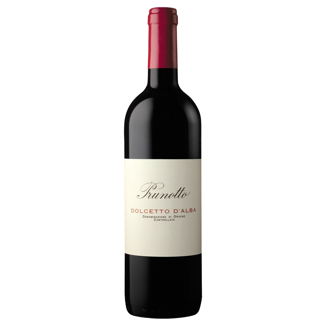 A bottle of 2024 Prunotto Dolcetto d'Alba 750ml Red Wine