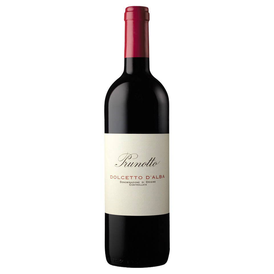 A bottle of 2024 Prunotto Dolcetto d'Alba 750ml Red Wine