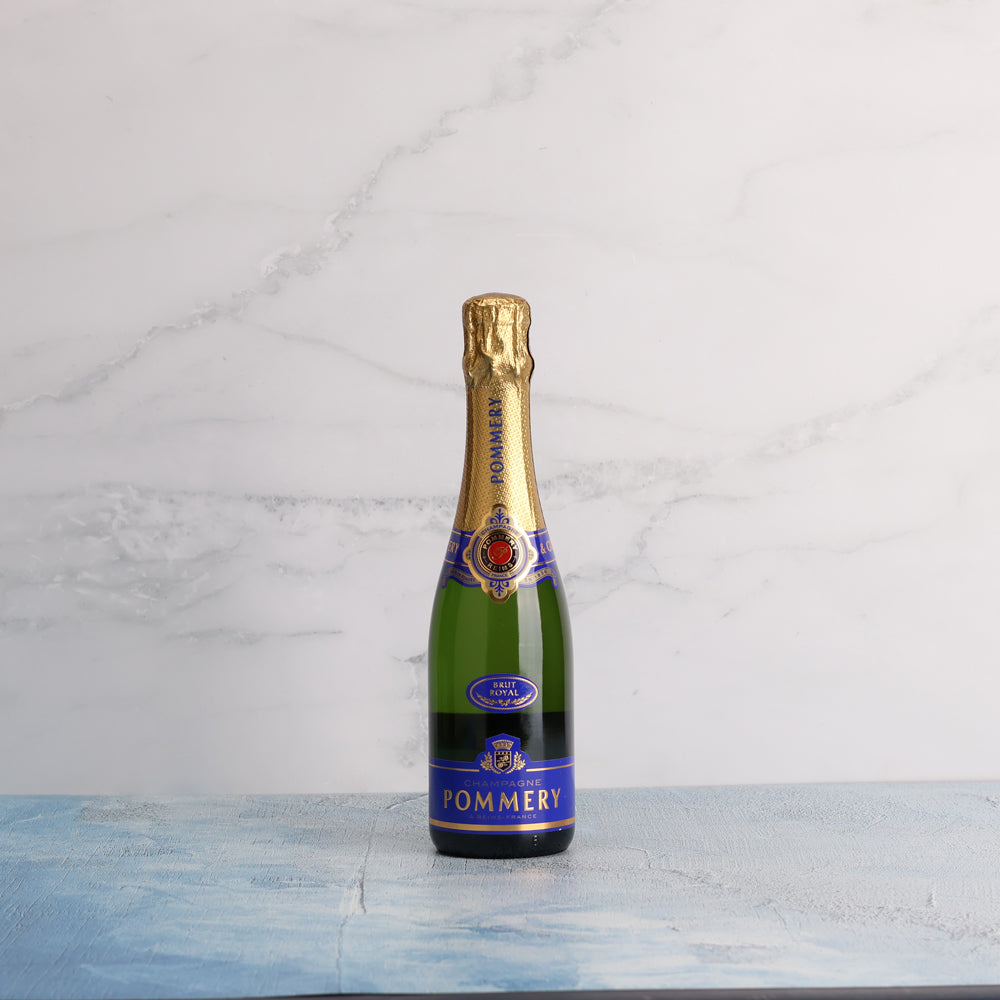 A bottle of NV Pommery Brut Royal Champagne NV 375ml Sparkling Wine