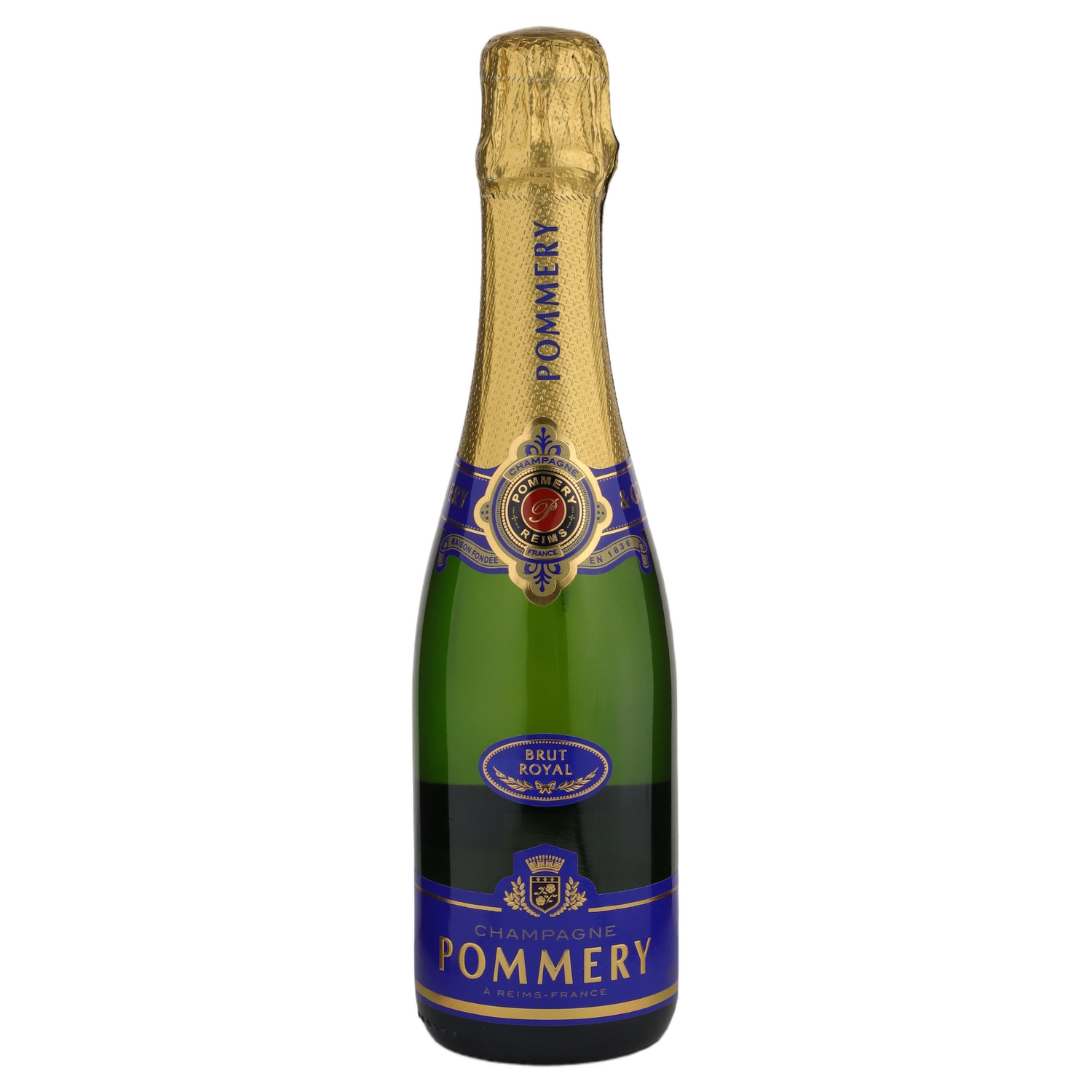 A bottle of NV Pommery Brut Royal Champagne NV 375ml Sparkling Wine