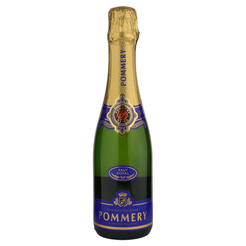 A bottle of NV Pommery Brut Royal Champagne NV 375ml Sparkling Wine