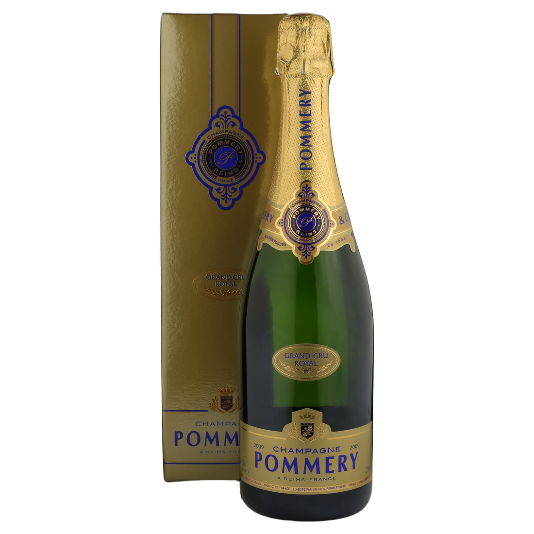 A bottle of Pommery Grand Cru 2009 750ml Sparkling Wine