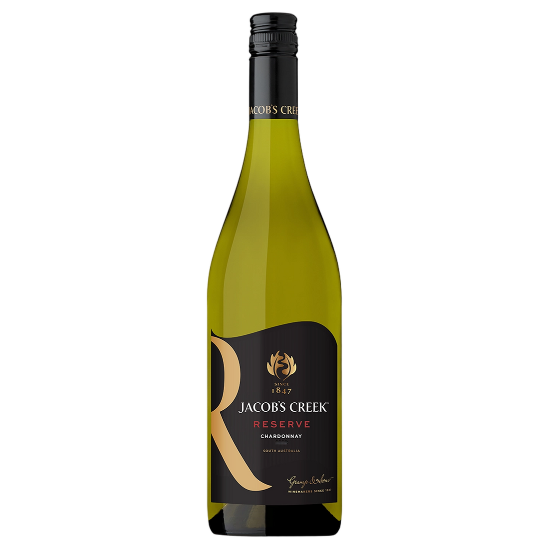 A bottle of Jacobs Creek Reserve Chardonnay 2023 750ml White Wine