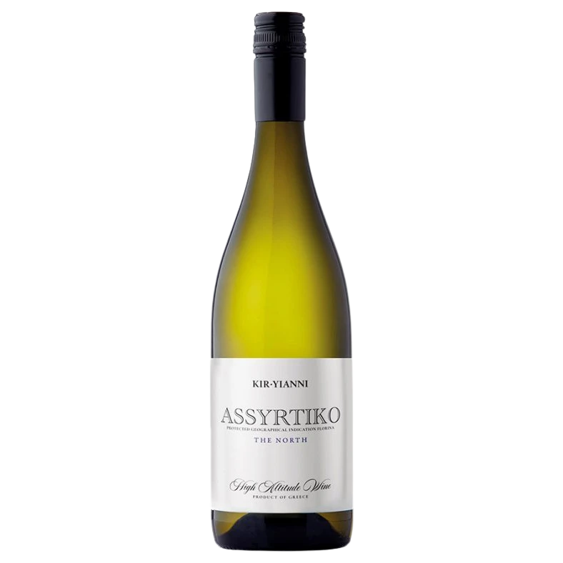 A bottle of 2025 Kir Yianni Assyrtiko Amyndeon PGI 750ml White Wine