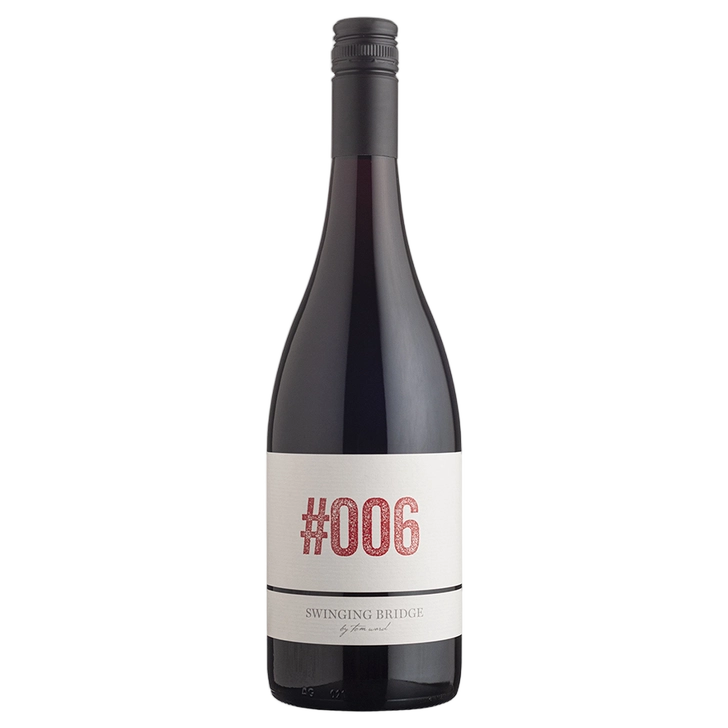 A bottle of 2023 Swinging Bridge 006 Tempinot 750ml Red Wine