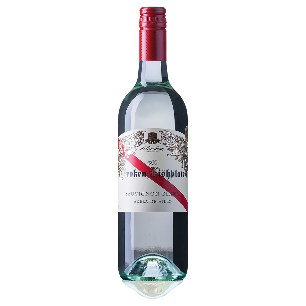 A bottle of 2025 d’Arenberg The Broken Fishplate Sauvignon Blanc 750ml White Wine