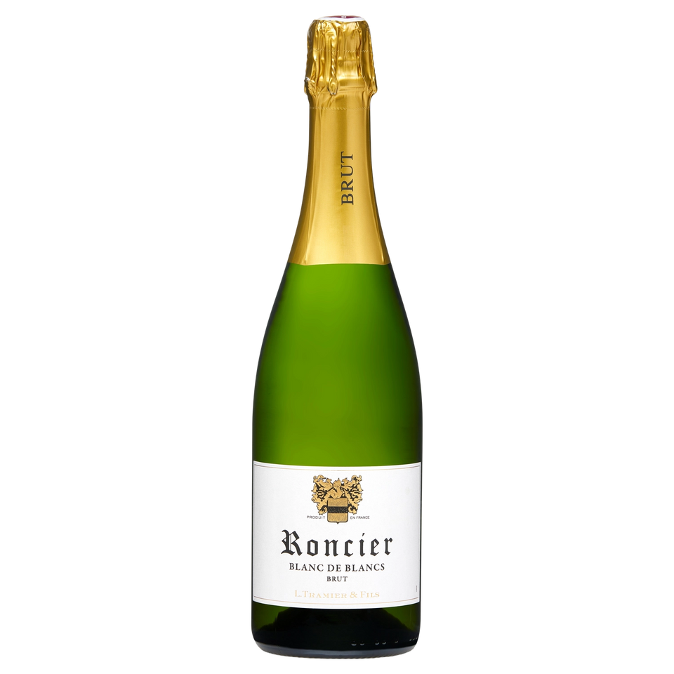 A bottle of NV Maison Tramier Roncier Sparkling Chardonnay 750ml White Wine