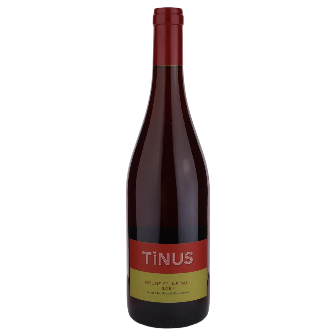 A bottle of 2024 Château des Tourettes Vin de France Tinus Rouge d'une Nuit 750ml Red Wine